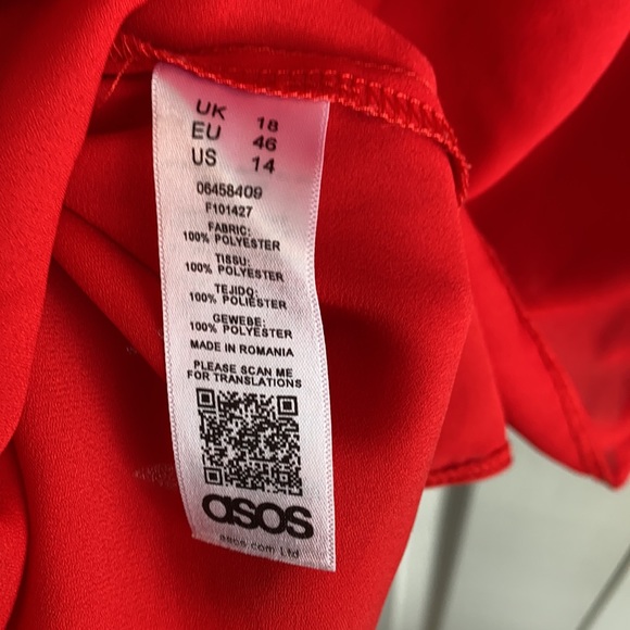 ASOS Red Ruffle Dress - Picture 7 of 9